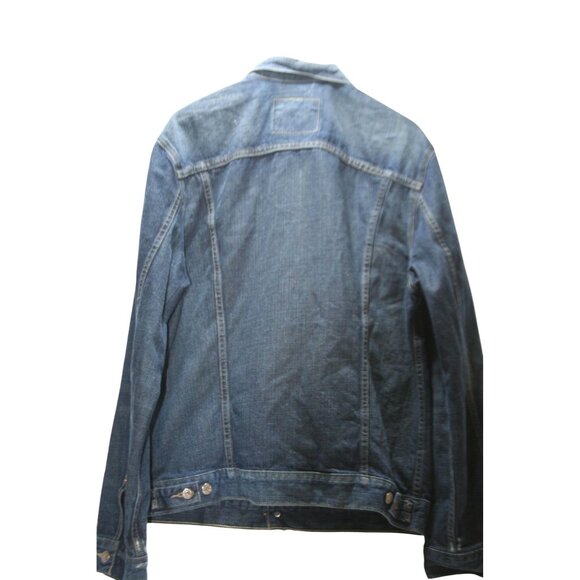 Levis S40116 Trucker Denim Jacket XL Dark Wash Classic Americana Jean Jacket - Picture 4 of 10